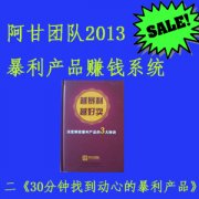 Ŷ2013Ʒ׬Ǯϵͳ 30ҵĵıƷ0