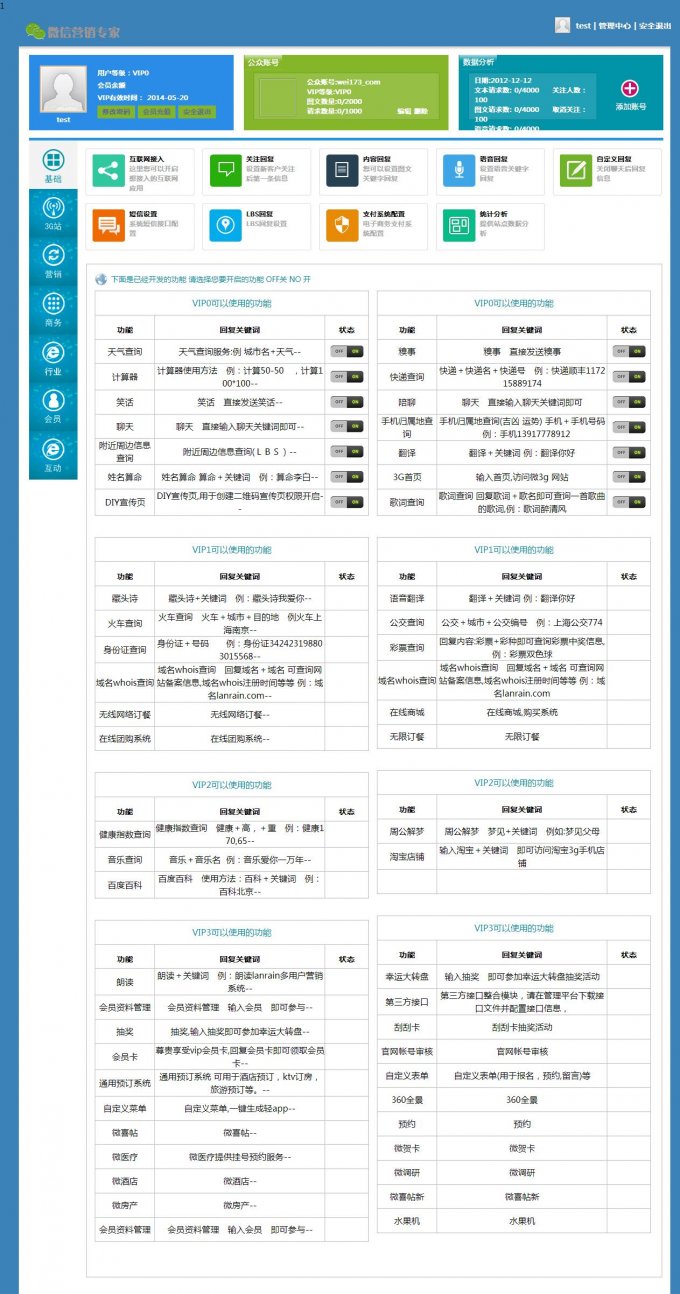 多用户微信公共平台程序最新版 微官网模板增至99套+微预约等功能