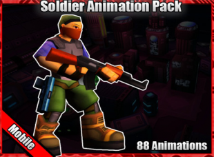 unity3d Ϸģ ʿ Soldier Animation Package ֻ֧0