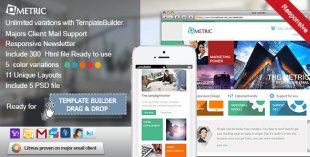 Metric E-mailʼӪģ HTML5̬վģ MailChimp