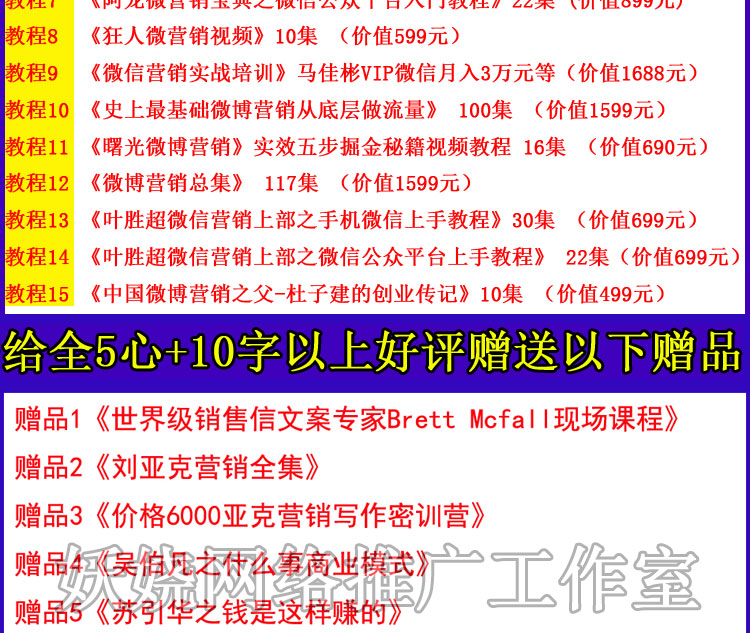 2014微营销实战兵法技巧大全集教程 微博微信网络推广引流视频资