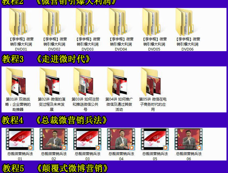 2014微营销实战兵法技巧大全集教程 微博微信网络推广引流视频资