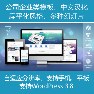 The7 WordPress汉化版企业网站|手机自适应|多功能wordpress主题