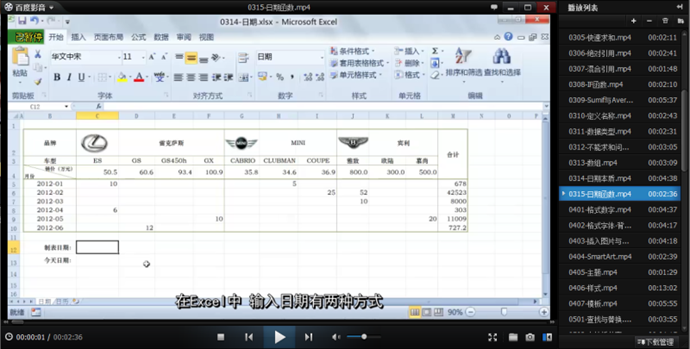 ExcelƵ̳ Excelȫ Excel2010͸ Excelʽ