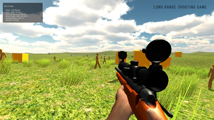 unity3d游戏源码 高级狙击手射击源码 Advance Sniper Starter Ki