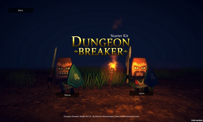 Unity3d游戏源码 动作类RPG 地牢Dungeon Breaker Starter Kit v3