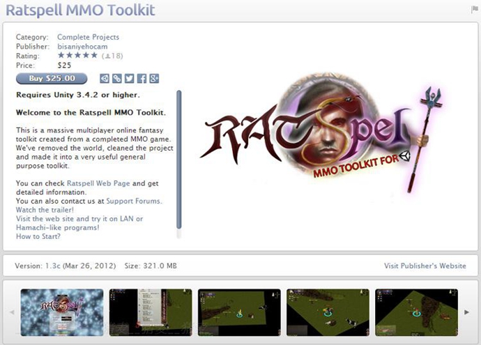 unity3dϷ ͶϷRatspell MMO Toolkit