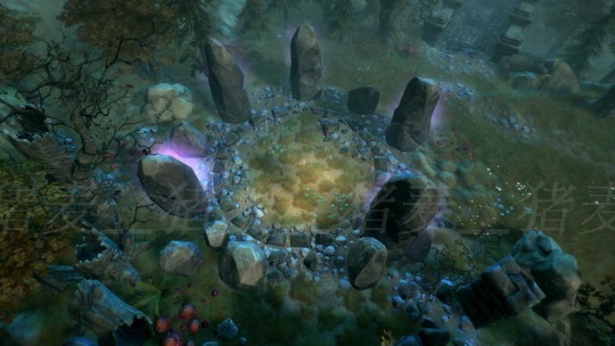 unity3d游戏素材 梦幻场景模型制作资源素材包Top-Down Assets