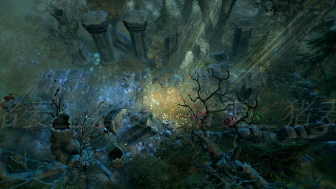 unity3d游戏素材 梦幻场景模型制作资源素材包Top-Down Assets