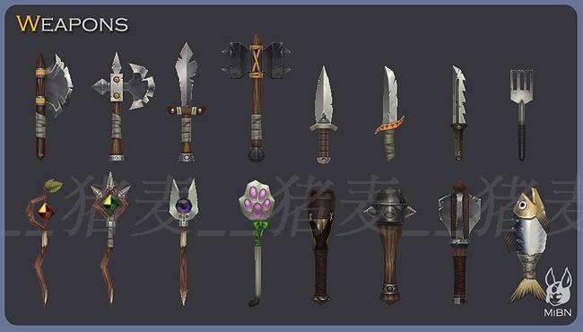 unity3d游戏人物模型 精灵族怪物带动作 Monster BaseTeam v1.2
