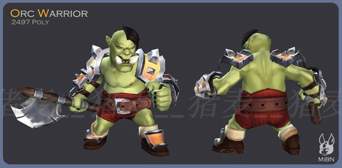 unity3d游戏人物模型 精灵族怪物带动作 Monster BaseTeam v1.2