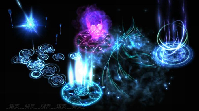 Unity3D插件3 0个炫丽粒子特效源码 FT Magic Effects Volume03