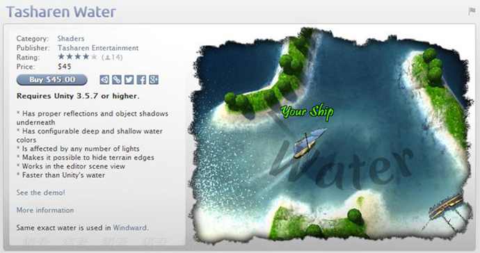 Unity3dϷЧ Tasharen Water ˮЧ  v1.10