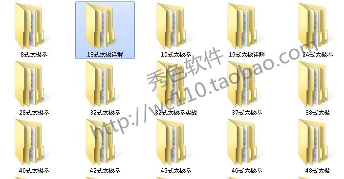 孙杨陈氏24式太极拳自学视频教程37套完整视频全集教程