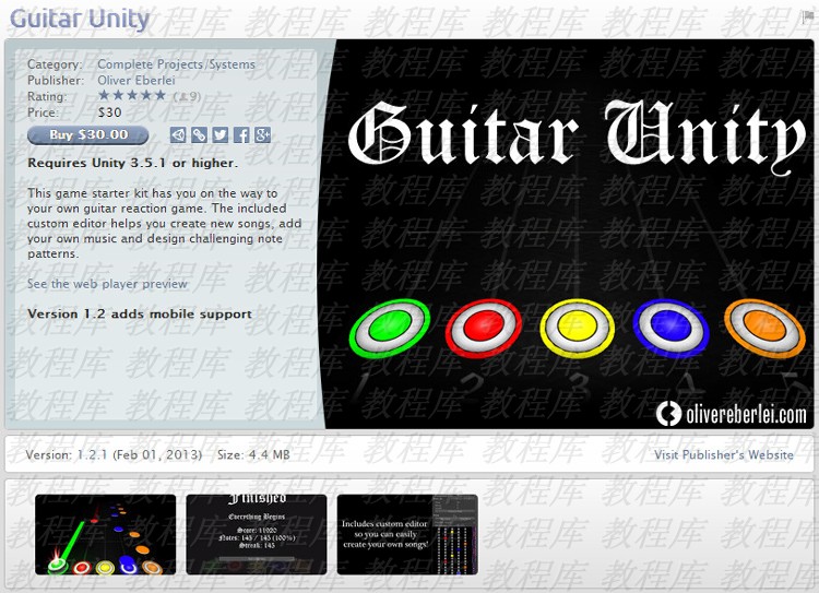 unity3dԴ ֽϷԴ guitar hero ֧mobile