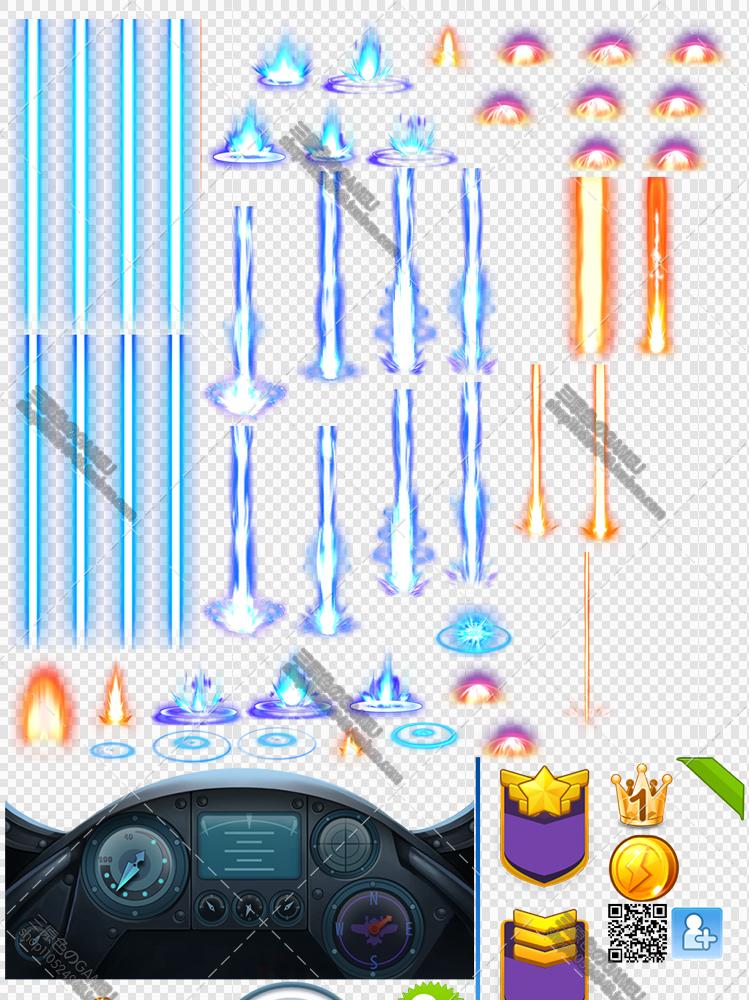 全民飞机大战手游全套UI素材 图标ICON特效PNG