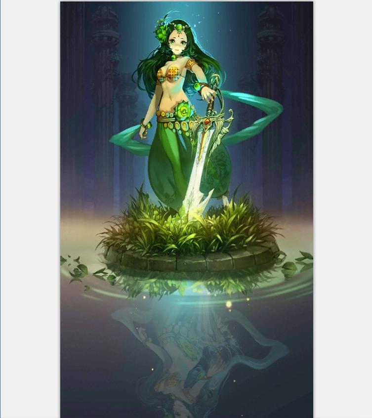 游戏美术资源 韩国手游五魂全套UI素材 场景图标ICON人物PNG