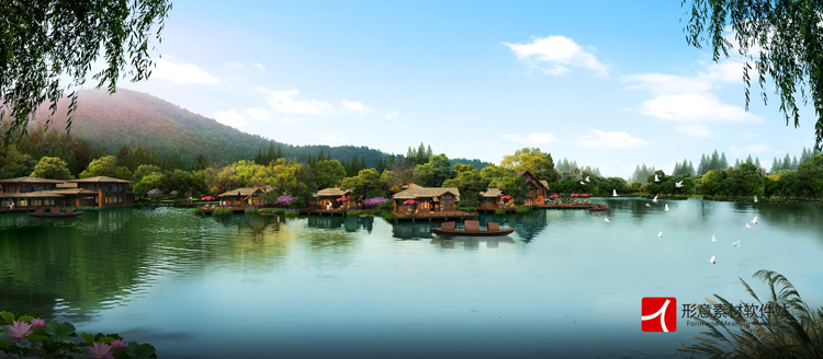 最新园林景观PS效果图PSD后期素材/公园/广场/建筑/配景
