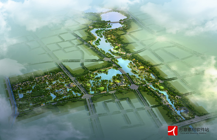 最新园林景观PS效果图PSD后期素材/公园/广场/建筑/配景