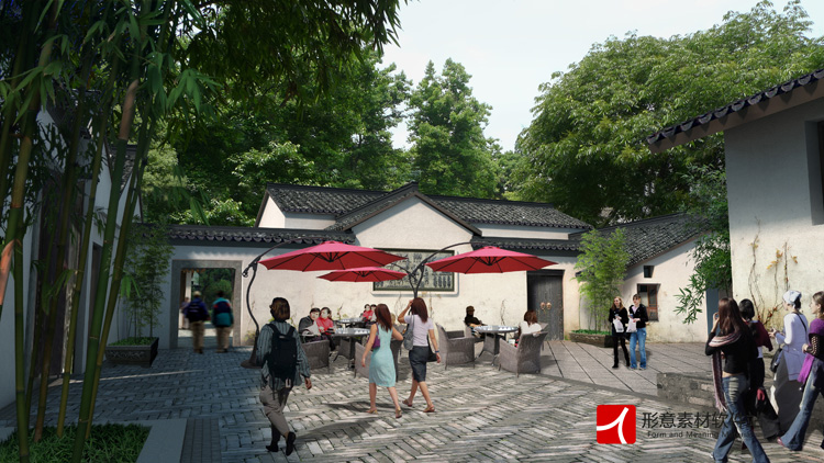 最新园林景观PS效果图PSD后期素材/公园/广场/建筑/配景