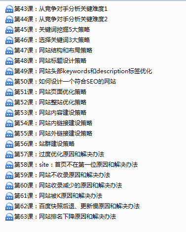 2015年最新最全版SEO教程全集|SEO教程|SEO优化|SEO推广|SEO排名