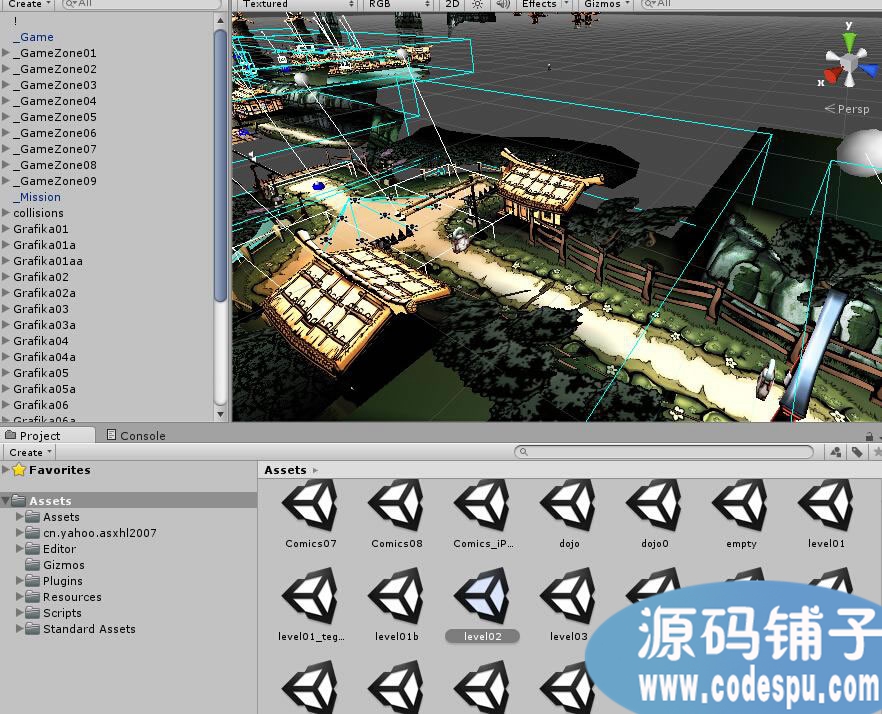 unity源码 日本漫画风冷兵器动作RPG游戏《武士2复仇》源码