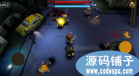 unity3D僵尸射击游戏《迷你英雄》完整源码 c#脚本