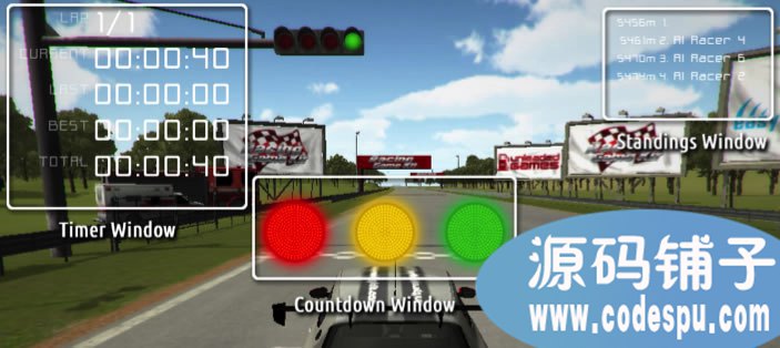 Unity赛车游戏项目制作资料源码-Unity Racing Game Kit Pro