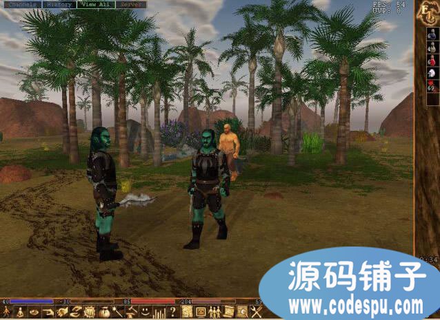 国外3D游戏源码 GMMORPG在线角色扮演游戏《永恒之地》源码