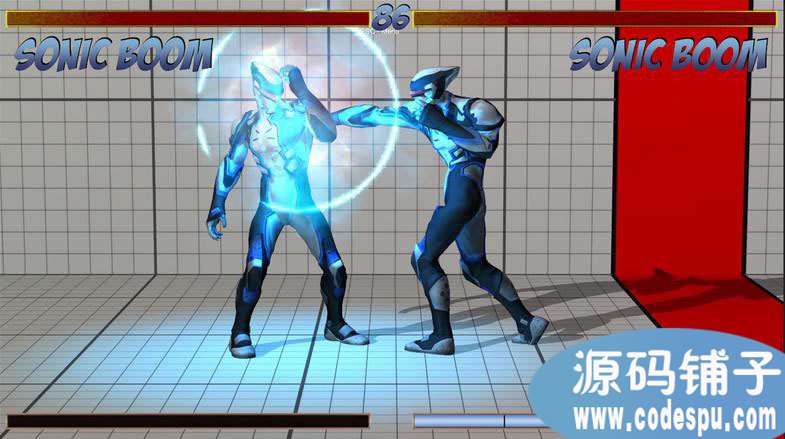 unity5街机格斗游戏源码1.6 格斗游戏引擎项目工程