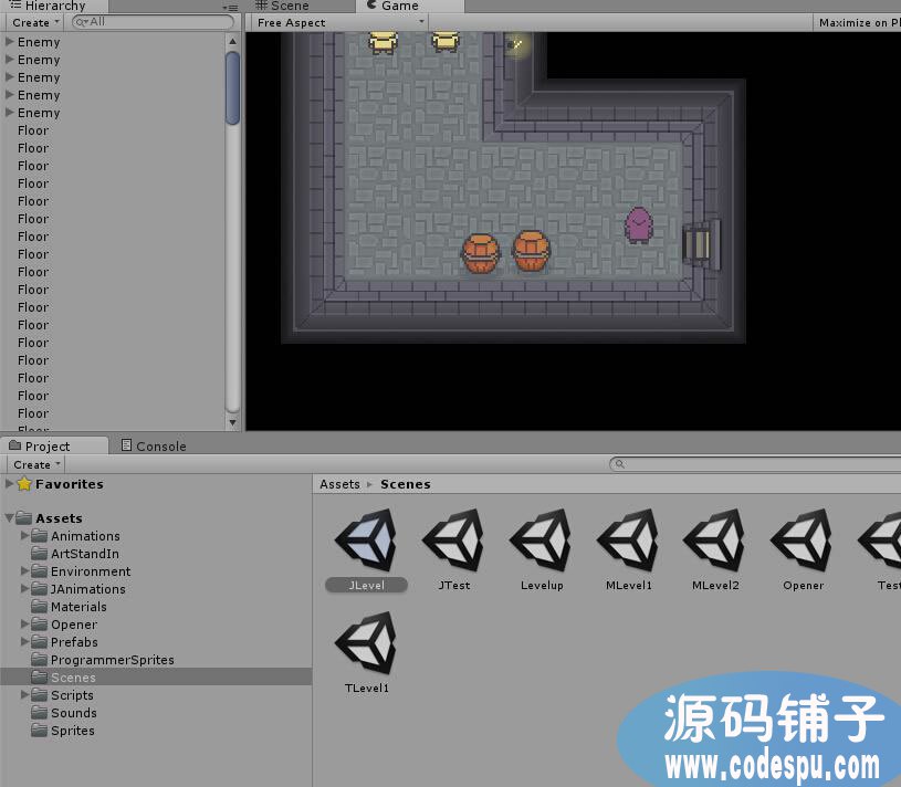 unityصRPG̽ϷԴ DEMOʾ c#ű