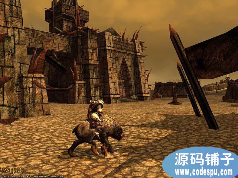 中世纪风格网游《黑暗降临Darkfall》源代码(类似魔兽世界)