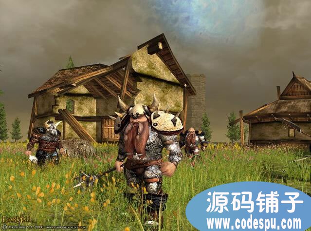 中世纪风格网游《黑暗降临Darkfall》源代码(类似魔兽世界)