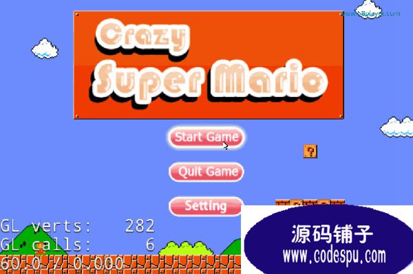 coco2dx3.0 超级玛丽源码 完美编译运行 windows平台