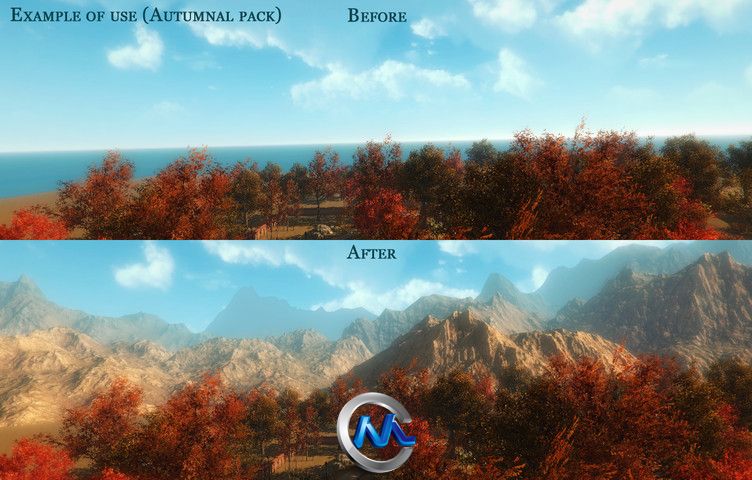 Unity3D山脉场景素材包