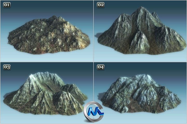 Unity3D山脉场景素材包