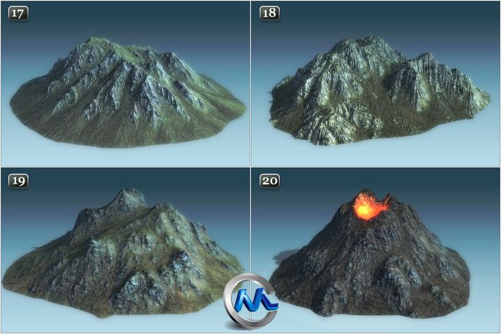 Unity3D山脉场景素材包