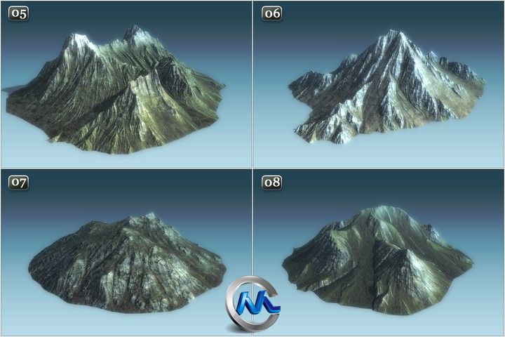Unity3D山脉场景素材包