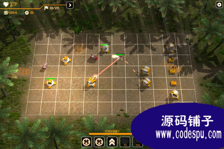 unity3d塔防游戏项目源码Tower Defense Toolkit (TDTK)