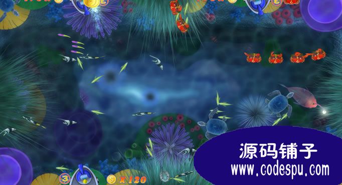 《深海狩猎》完整捕鱼游戏源代码(服务端+客户端)