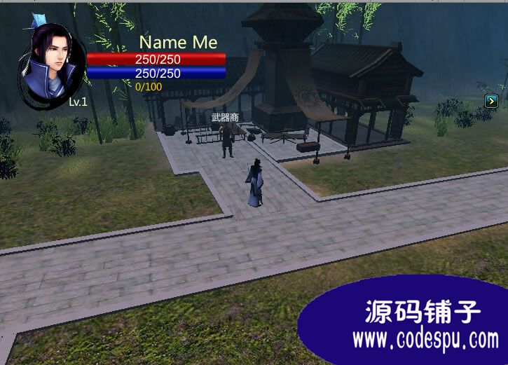 unity3D武侠RPG游戏源代码 东方武侠风格RPG游戏源码 c#