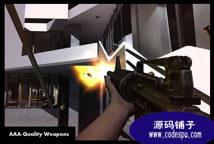 Unity3d射击游戏源码 Ultimate FPS游戏源码 c#脚本