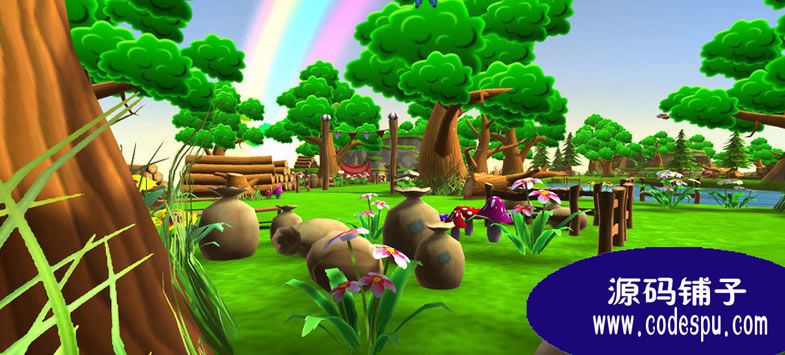unity3D卡通场景 支持pc、mac和手机平台