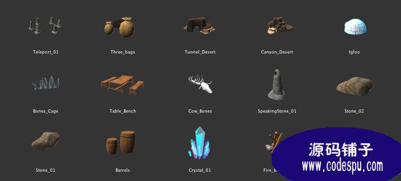 unity3D卡通场景 支持pc、mac和手机平台