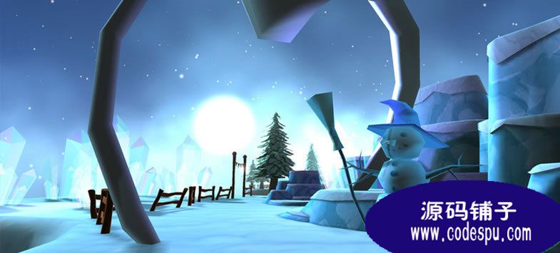 unity3D卡通场景 支持pc、mac和手机平台