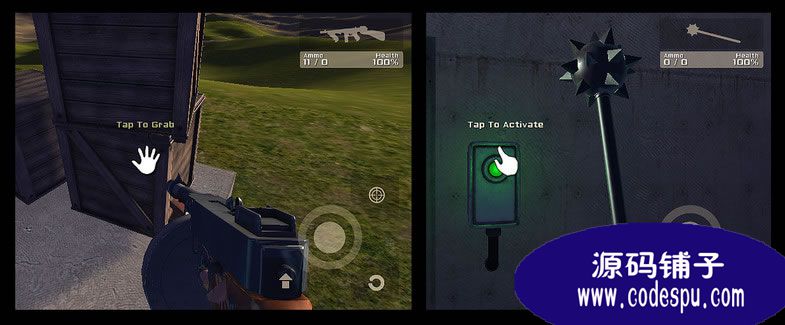 unity3D手机第一人称射击游戏源码 支持iOS和Android