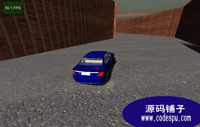 Unity AI智能汽车游戏源码 赛车游戏开发,c#脚本