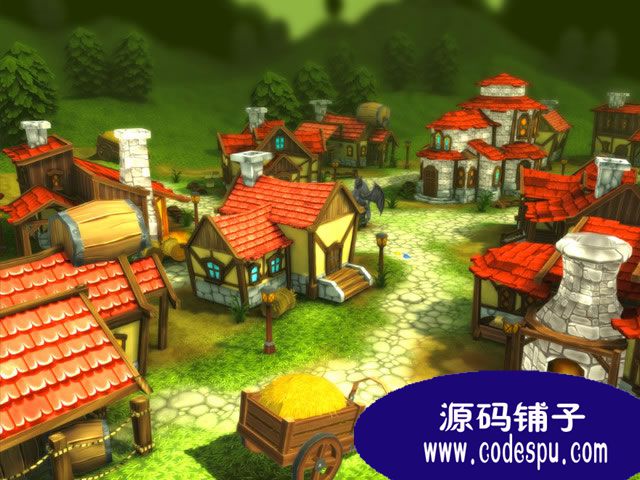 Unity3DͿͨׯMedieval Village c#+jsű1