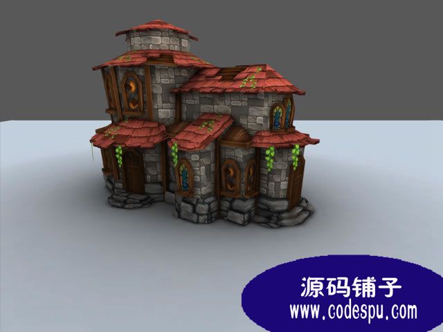 Unity3D中世纪卡通村庄场景Medieval Village c#+js脚本