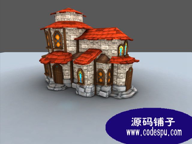 Unity3D中世纪卡通村庄场景Medieval Village c#+js脚本
